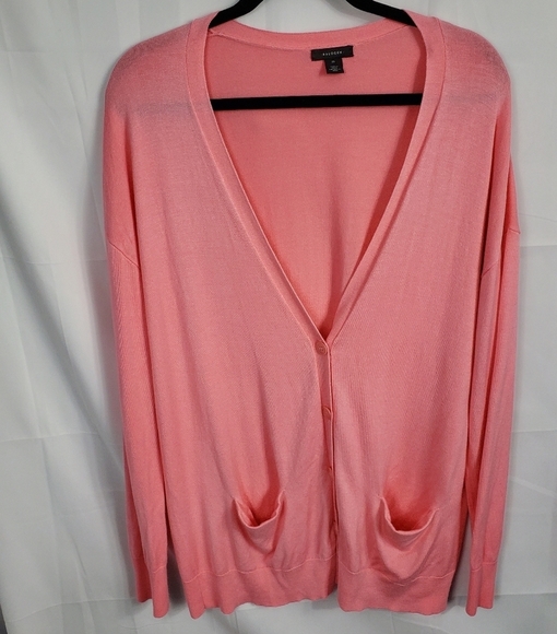 Halogen Oversize Cardigan Lightweight Sweater M - Picture 1 of 5
